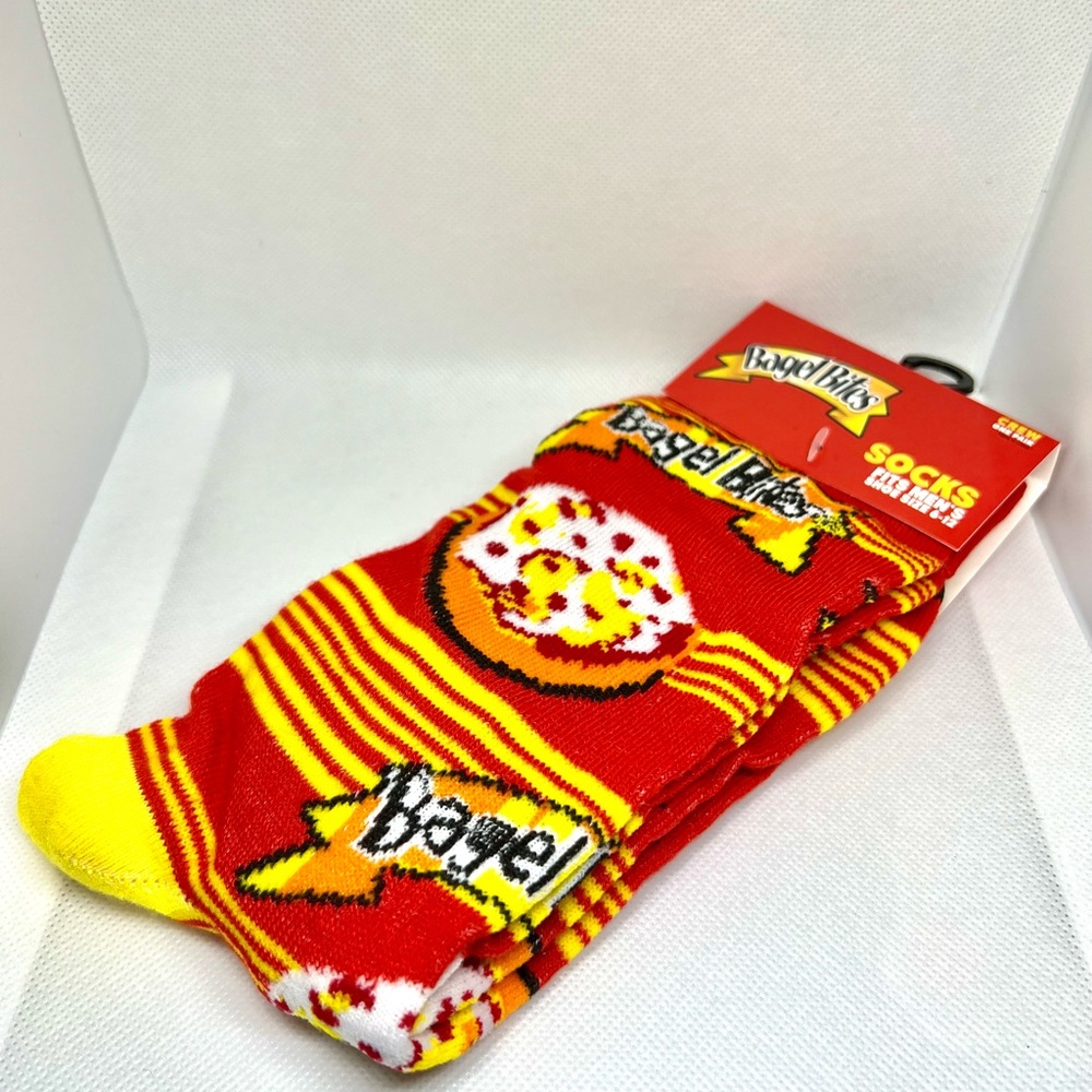 Pop Culture Food Brand Fun Crew Socks (Men’s Size 6-12)